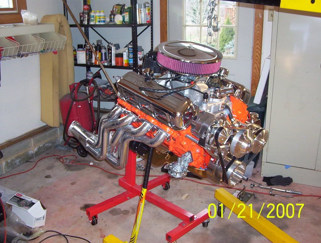 engine block paint Chevelle Tech